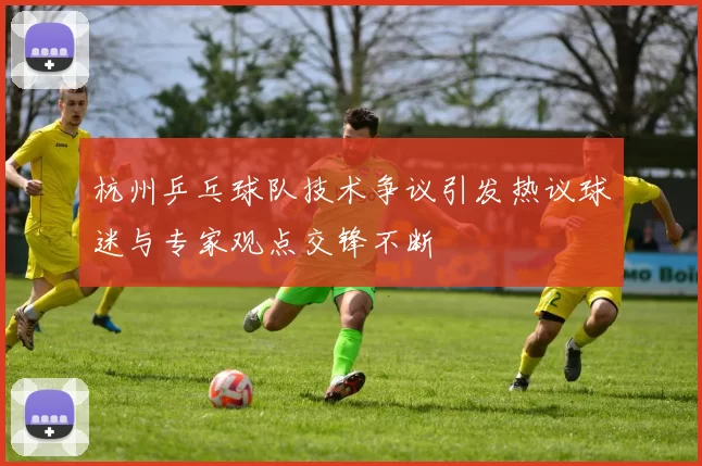 杭州乒乓球队技术争议引发热议球迷与专家观点交锋不断